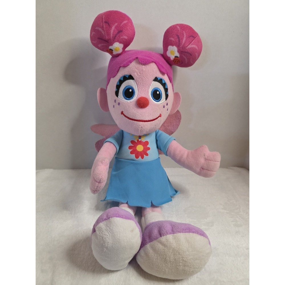 2023 Sesame Street Abby Cadabby Plush 16" Muppet Doll Toy Wings Pink Fairy